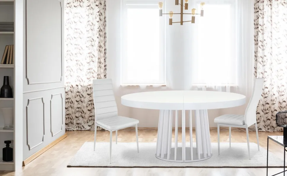 Lot de 4 chaises Stratus Blanc