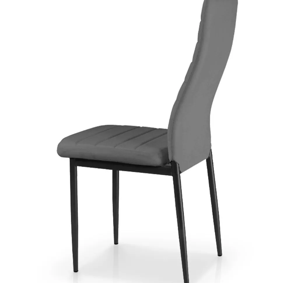 Lot de 4 chaises Stratus Gris