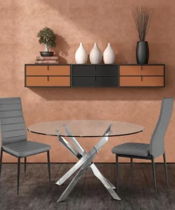 Lot de 4 chaises Stratus Gris