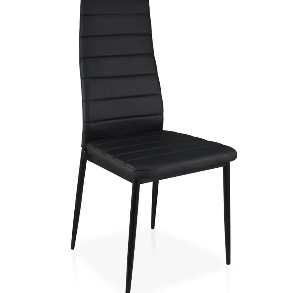 Lot de 8 chaises Stratus Noir