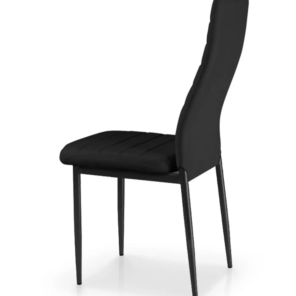 Lot de 8 chaises Stratus Noir