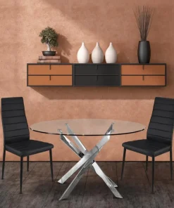 Lot de 4 chaises Stratus Noir