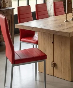 Lot de 4 chaises Stratus Rouge