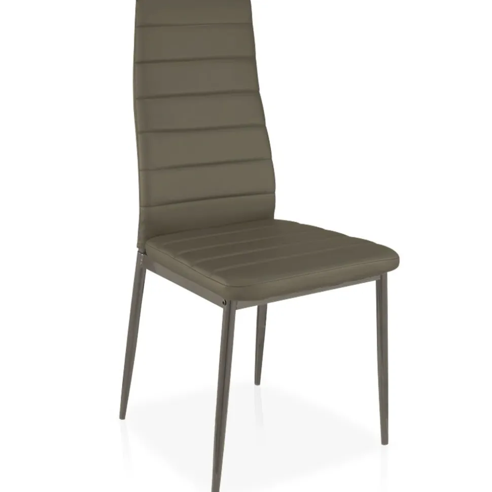 Lot de 4 chaises Stratus Taupe
