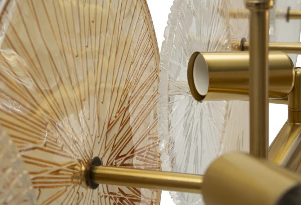 Lustre Osaka éléments ronds pour grands espaces modernes