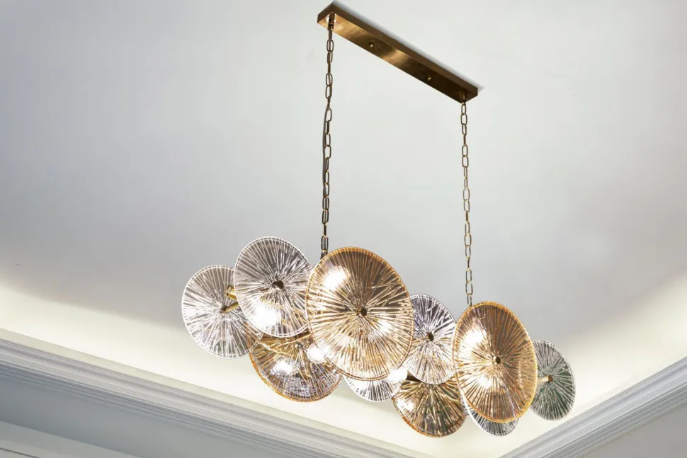 Lustre Osaka éléments ronds pour grands espaces modernes