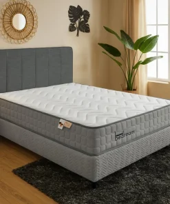 Matelas à ressorts ensachés 23cm Bedream accueil moelleux et soutien ferme 140x190cm
