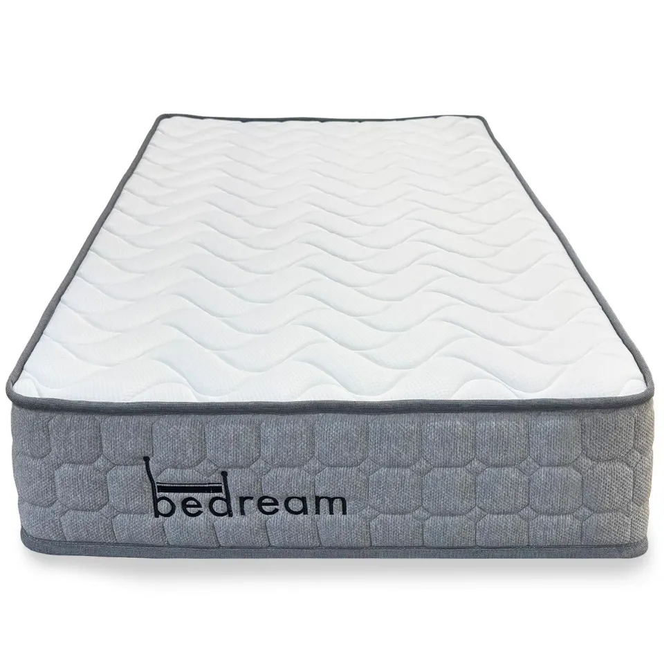 Matelas à ressorts ensachés 23cm Bedream accueil moelleux et soutien ferme 90x190cm