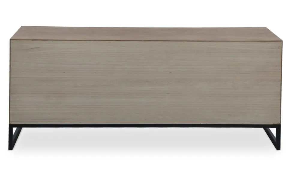 Meuble TV Panara L150cm Bois d'acacia patiné