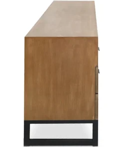 Meuble TV Panara L150cm Bois d'acacia patiné