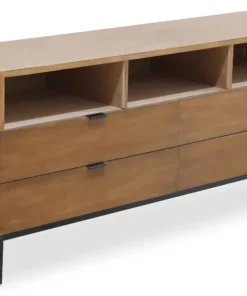 Meuble TV Panara L150cm Bois d'acacia patiné