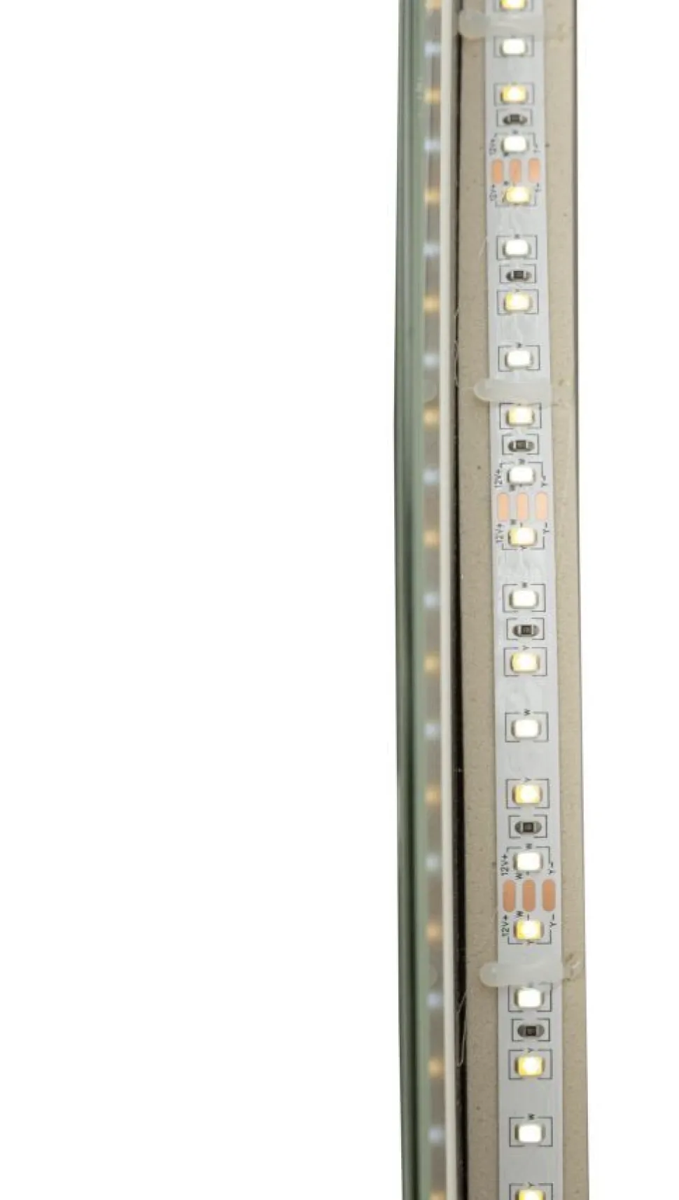 Miroir mural ovale LED 60x80 cm