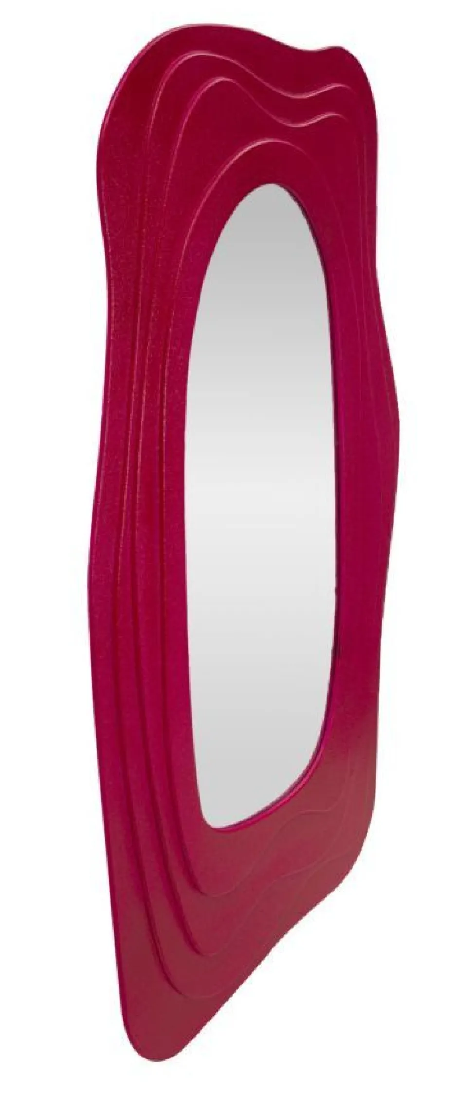 Miroir mural sinueux Dafne M.D.F Fuchsia et Verre
