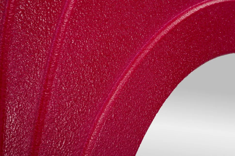 Miroir mural sinueux Dafne M.D.F Fuchsia et Verre