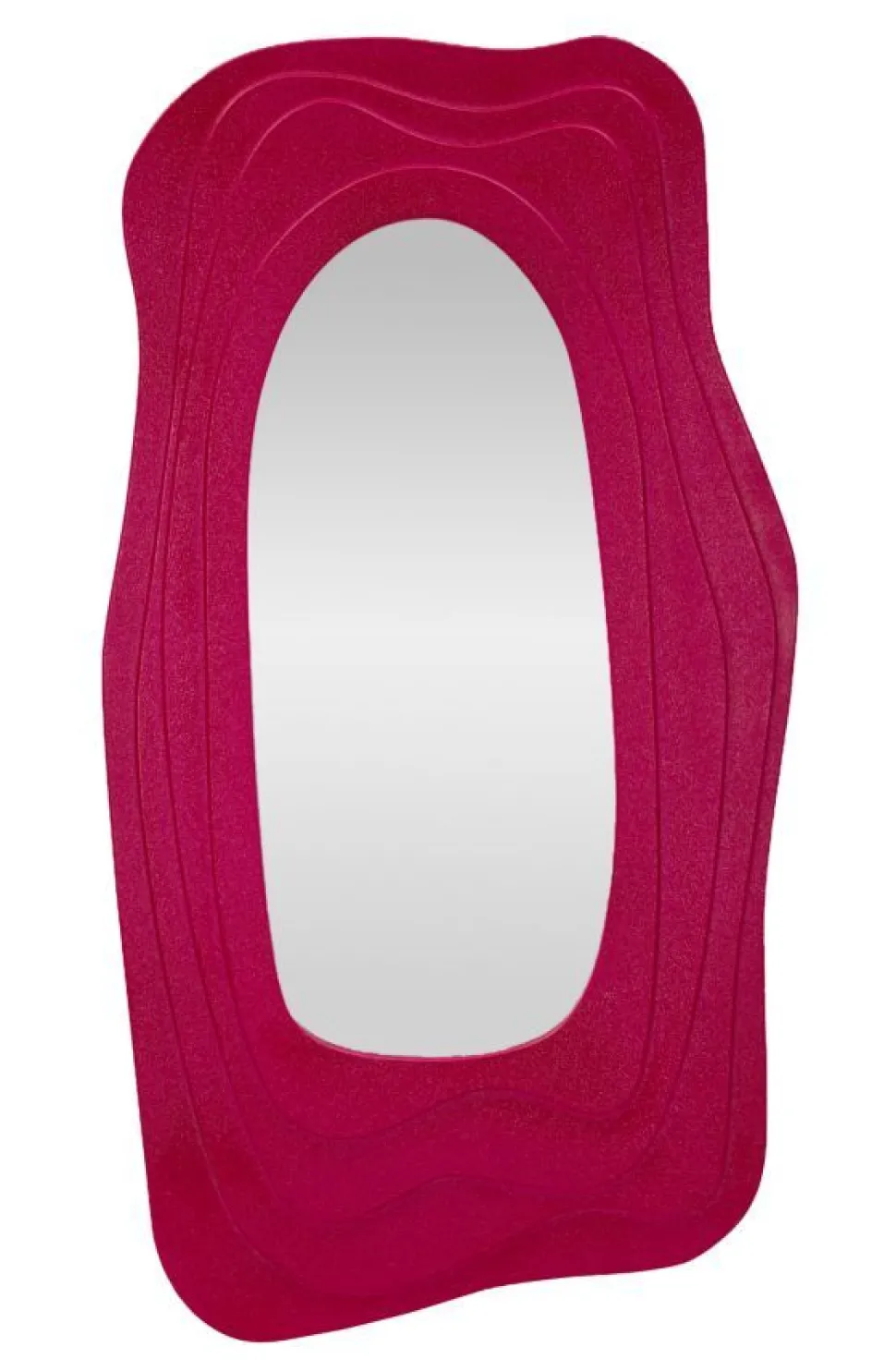 Miroir mural sinueux Dafne M.D.F Fuchsia et Verre