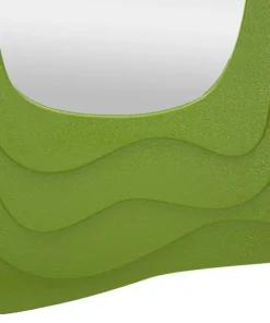 Miroir mural sinueux Dafne M.D.F Vert éclatant verre