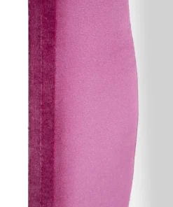 Miroir mural Theodor cadre en bois Velours Fuchsia
