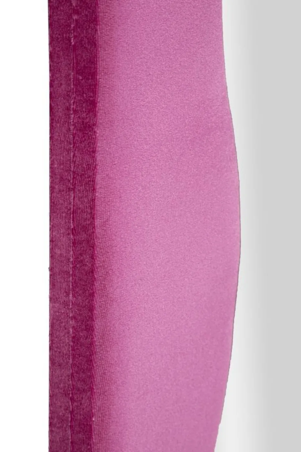Miroir mural Theodor cadre en bois Velours Fuchsia