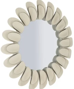 Miroir rond Dune effet pierre