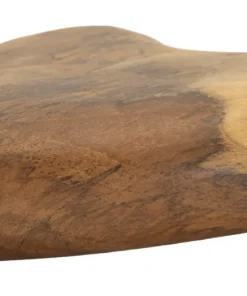 Objet décoratif Cœur en teck recyclé marron