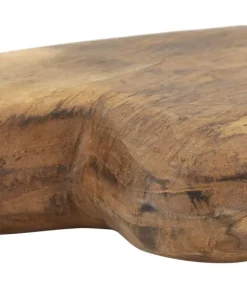 Objet décoratif Cœur en teck recyclé marron