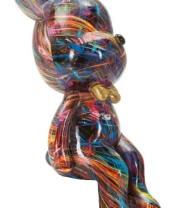 Objet décoratif Orsetto Pop multicolore avec nœud doré