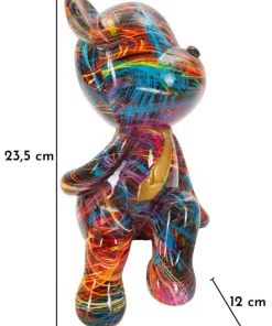 Ourson décoratif moderne motifs colorés