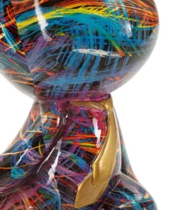 Ourson décoratif moderne motifs colorés