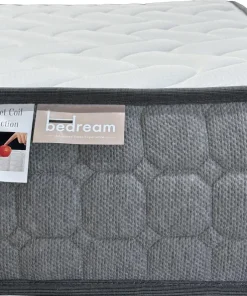 Pack Lit-coffre design boule Bilbola + Matelas Bedream 180x200cm Velours Taupe