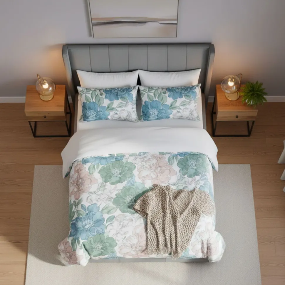 Pack Lit-coffre Magorial + Matelas Bedream 160x200cm Velours Gris