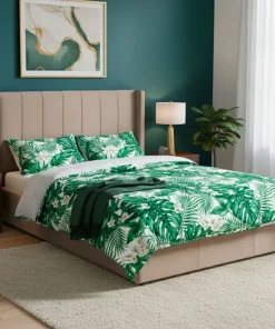 Pack Lit-coffre Magorial + Matelas Bedream 160x200cm Velours Taupe