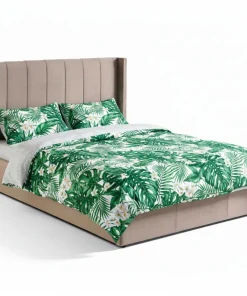 Pack Lit-coffre Magorial + Matelas Bedream 160x200cm Velours Taupe