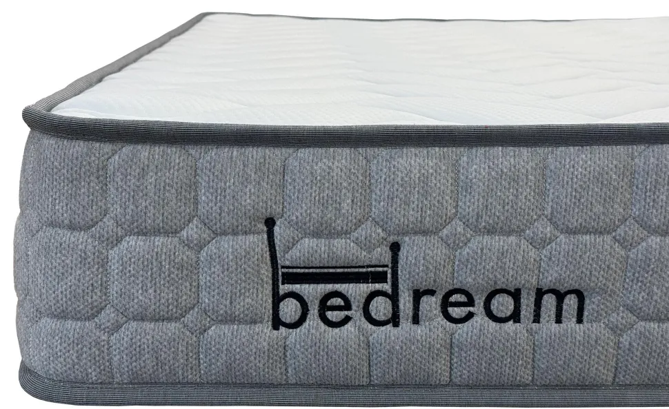 Pack Lit-coffre Magorial + Matelas Bedream 140x190cm Velours Taupe
