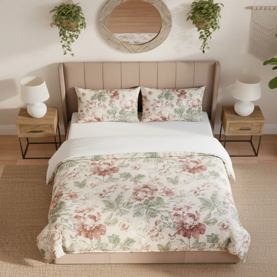 Pack Lit-coffre Magorial + Matelas Bedream 180x200cm Velours Taupe