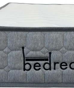 Pack Lit-coffre Songe + Matelas Bedream 160x200cm Tissu Gris