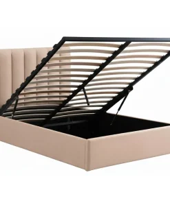 Pack Lit-coffre Songe + Matelas Bedream 140x190cm Tissu Beige