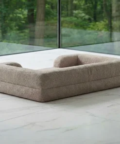 Panier pour chien et chat Chouchon 65x90cm Tissu Bouclette Taupe clair