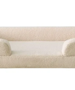 Panier pour chien et chat Chouchon 65x90cm Tissu Bouclette Crème