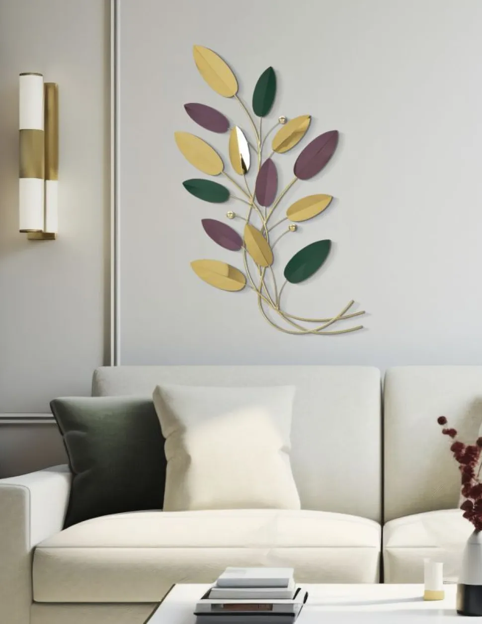 Panneau mural décoratif coloré moderne