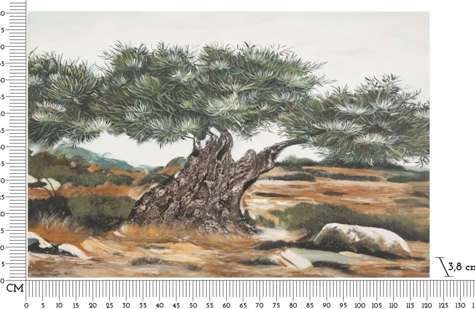 Peinture à l'huile Méditerranéenne Nature 120x80 cm