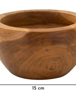 Plat Erusi Teck Recyclé Bois Marron