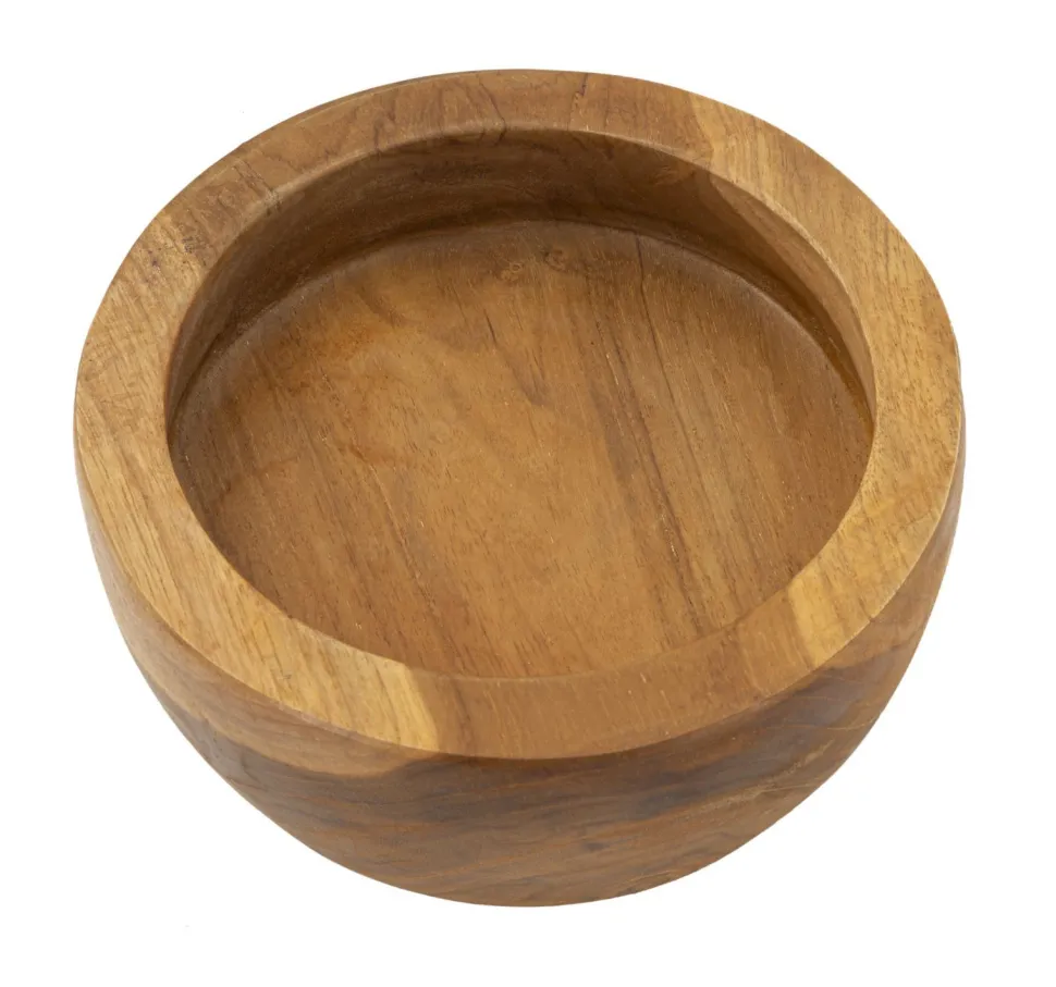 Plat Erusi Teck Recyclé Bois Marron