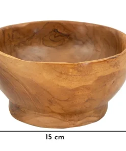 Plateau Butot formes irrégulières Teck Recyclé marron profond