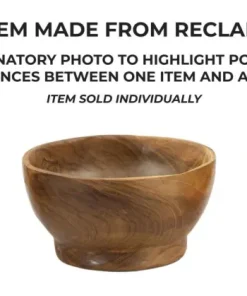 Plateau Butot formes irrégulières Teck Recyclé marron profond