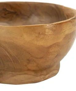 Plateau Butot formes irrégulières Teck Recyclé marron profond