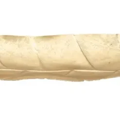 Plateau en métal doré forme feuille
