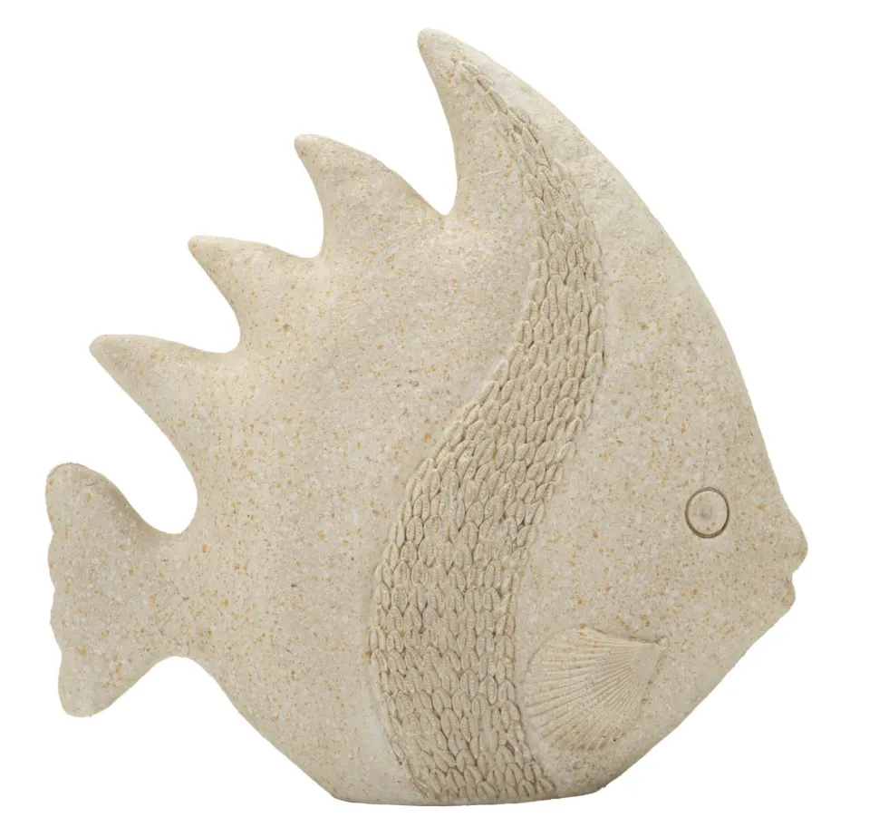 Poisson sculpté effet sable
