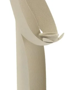 Porte-bougie Ange Beige