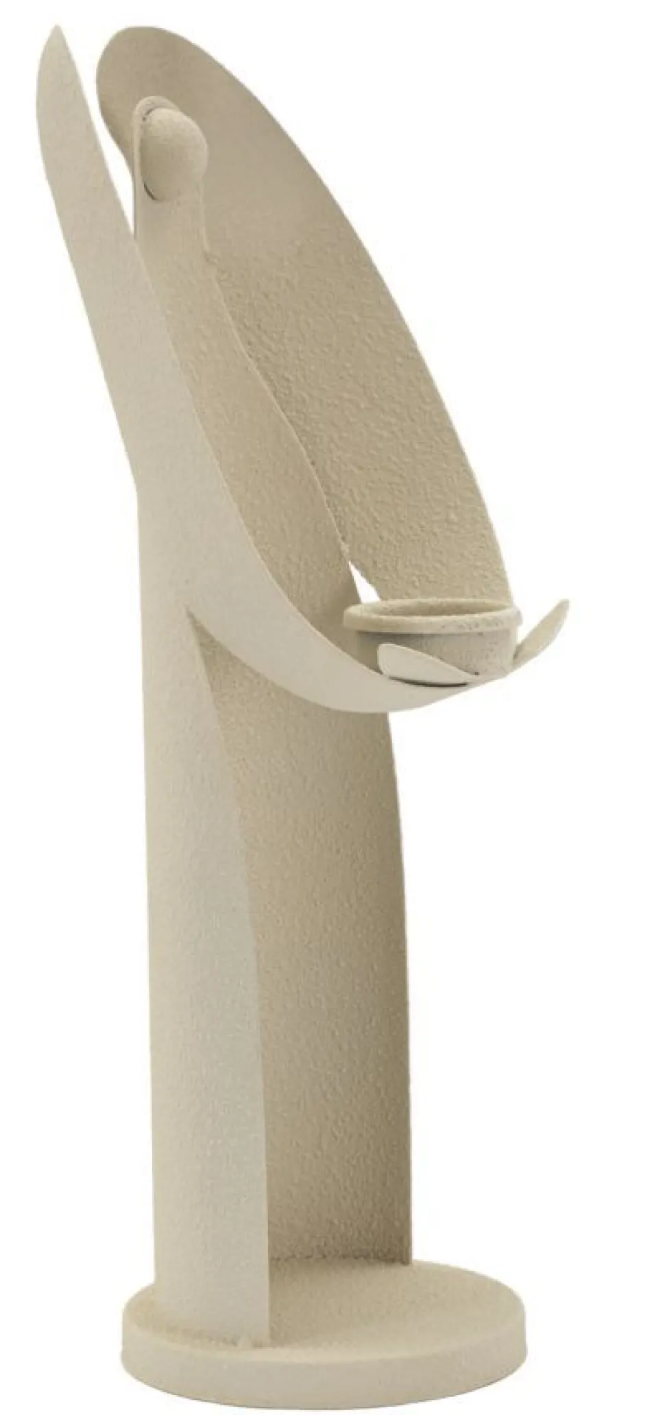 Porte-bougie Ange Beige