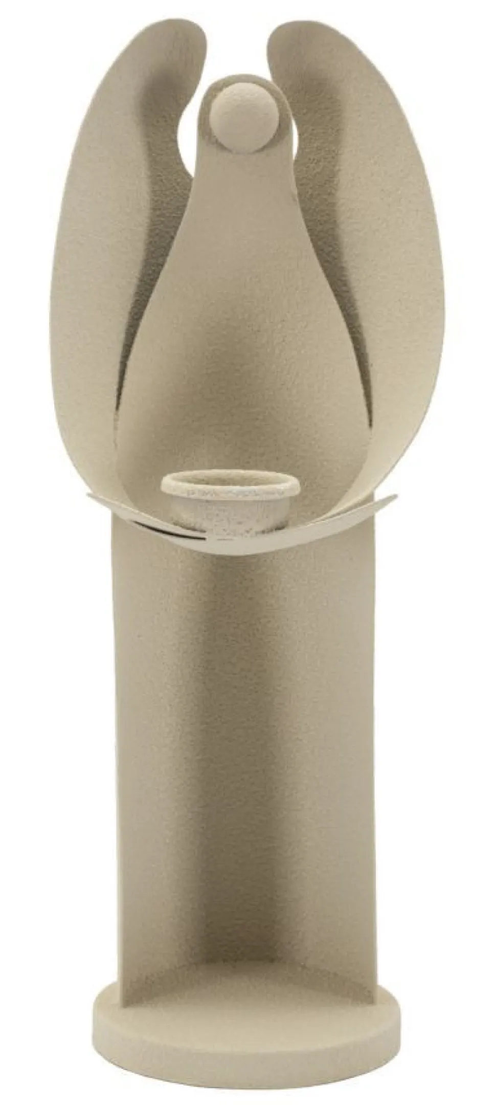 Porte-bougie Ange Beige